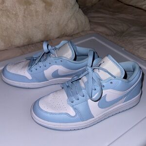 Jordan Sky Blue and White Sneakers